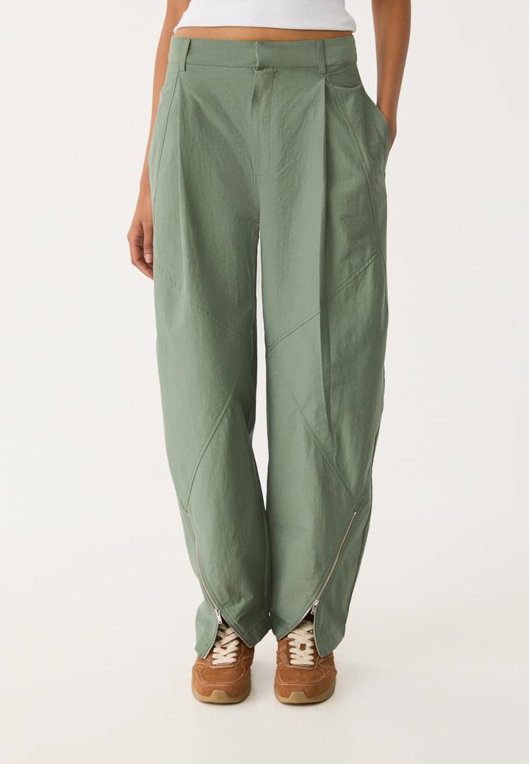 pantalon balloon cremallera