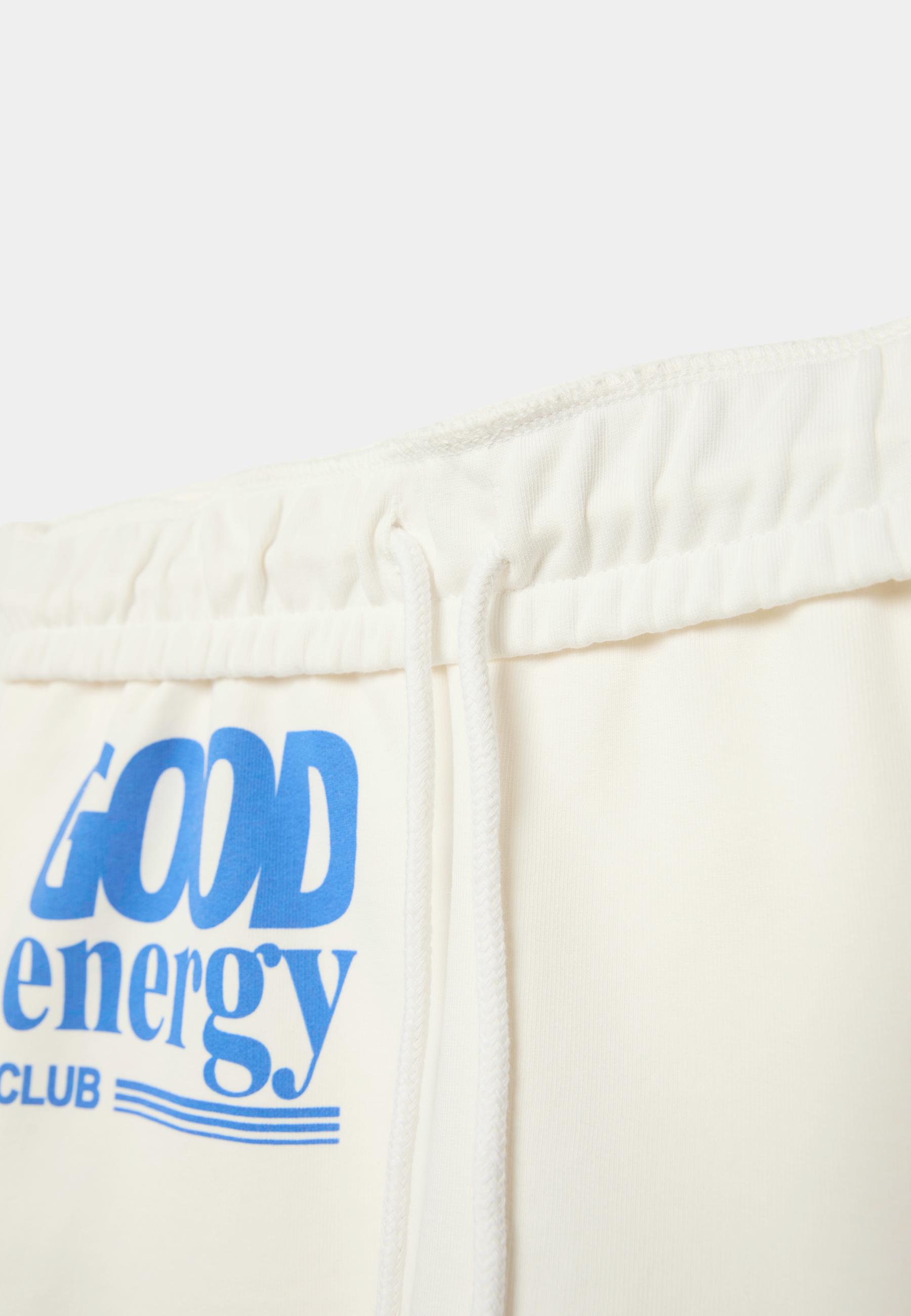 Fleece mini skirt — Ecru