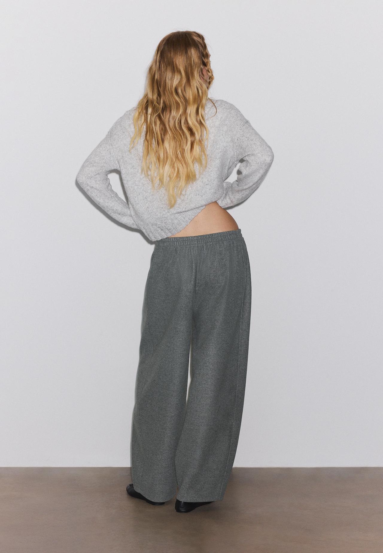 Barrel trousers — Grey