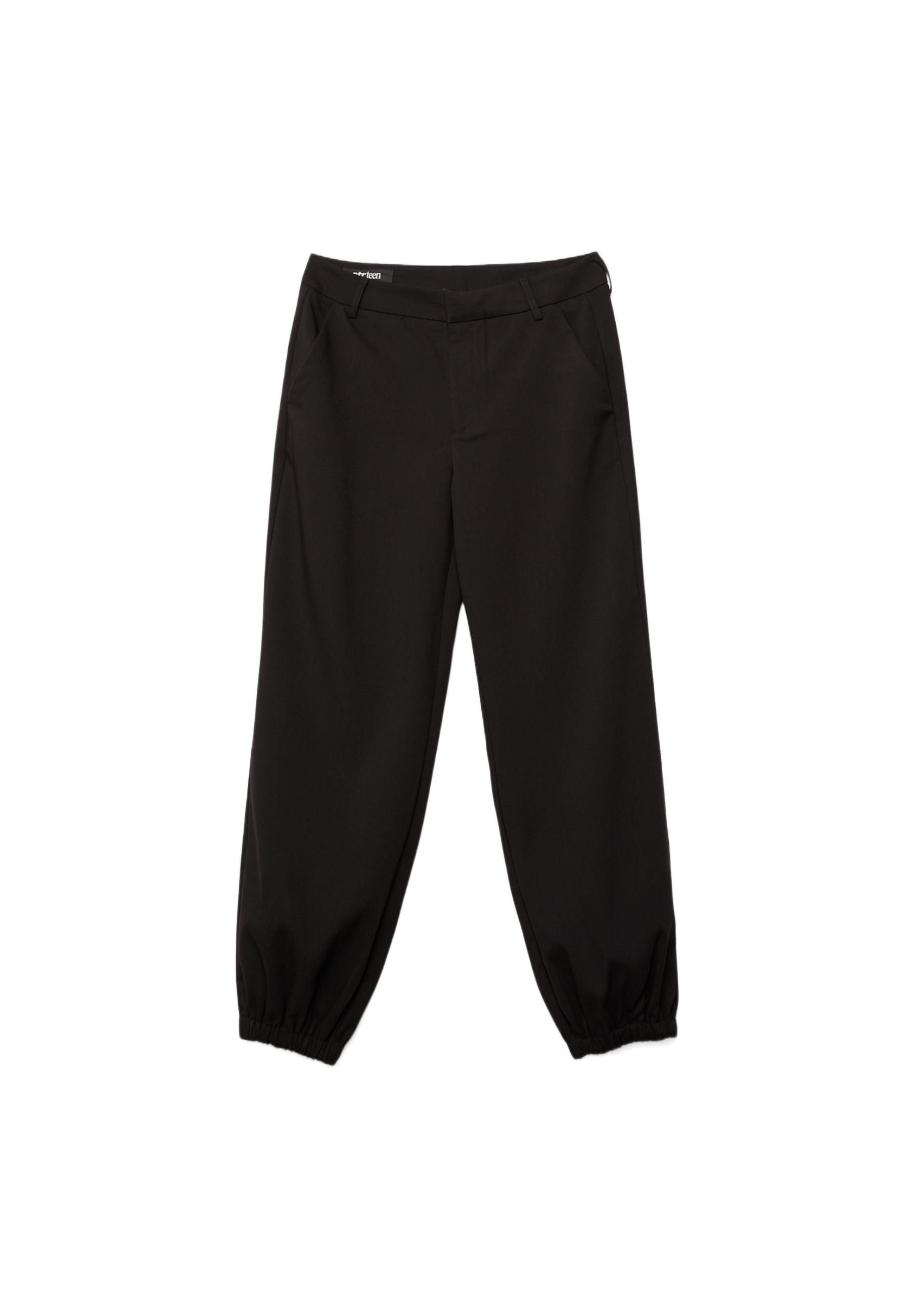 Dressy jogger trousers — Black