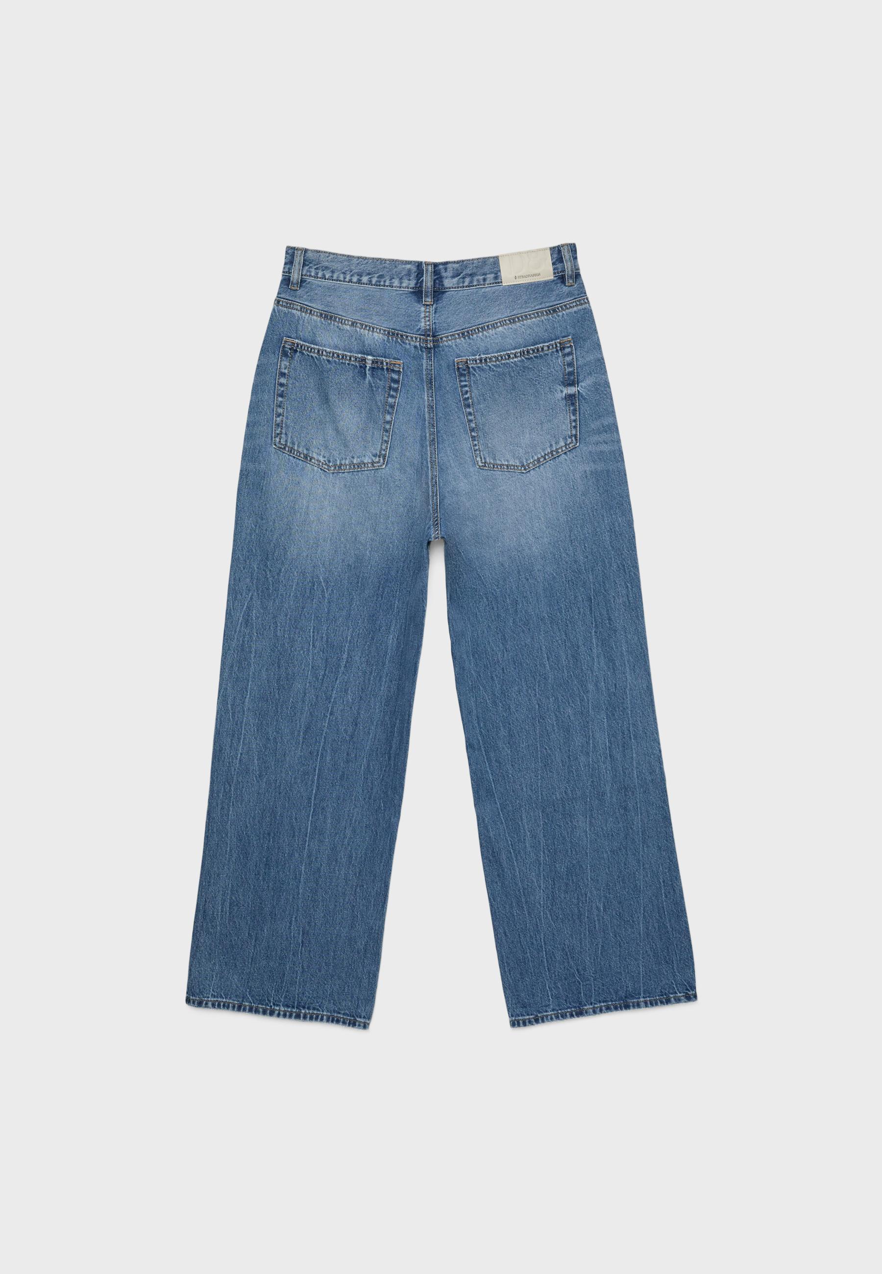 D88 Wide-leg baggy jeans - Women's fashion | Stradivarius