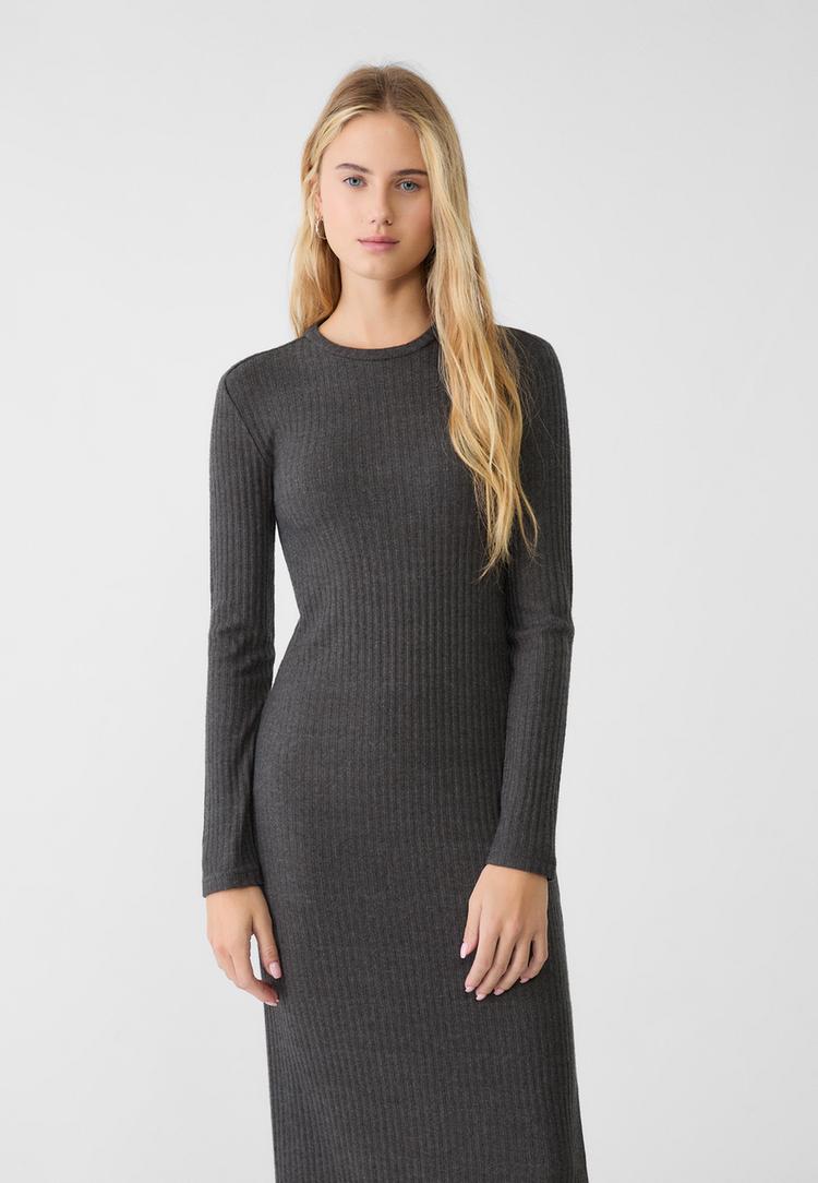 vestido punto midi