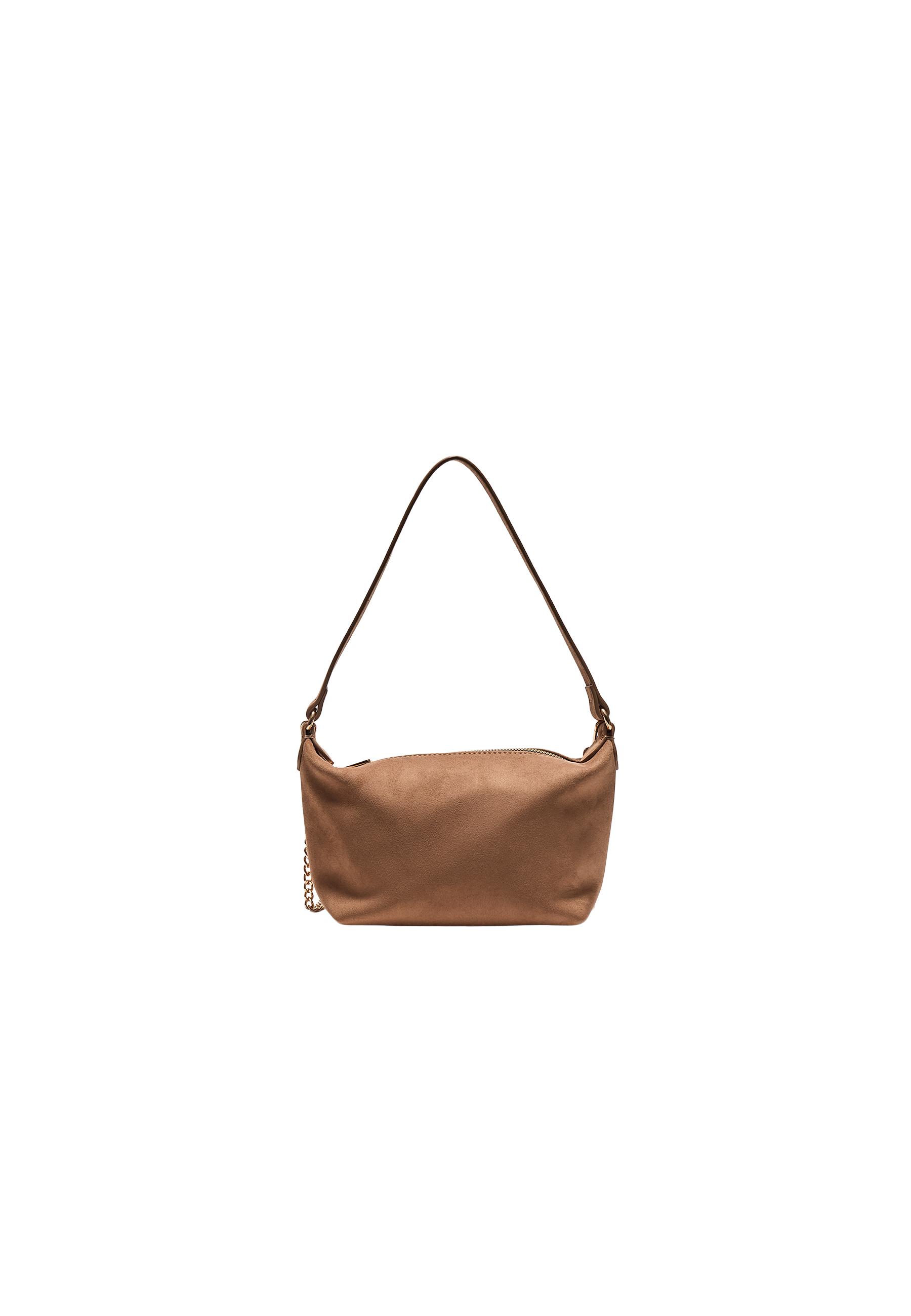 Soft-touch crossbody bag — Caramel