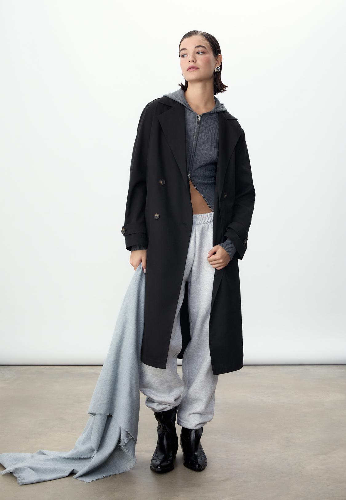 Long flowing trench coat Women's Coats and trench coats