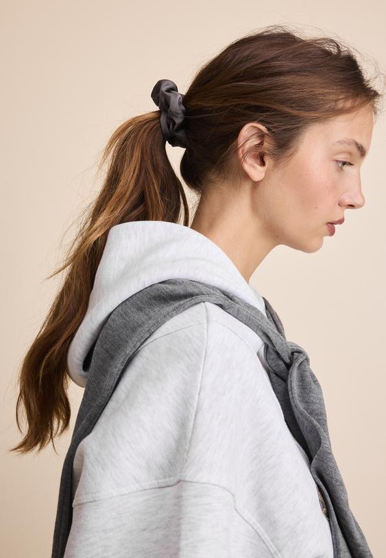 Stradivarius Σετ 3 Σατινέ Λαστιχάκια Μαλλιών Παστέλ Ροζ Os