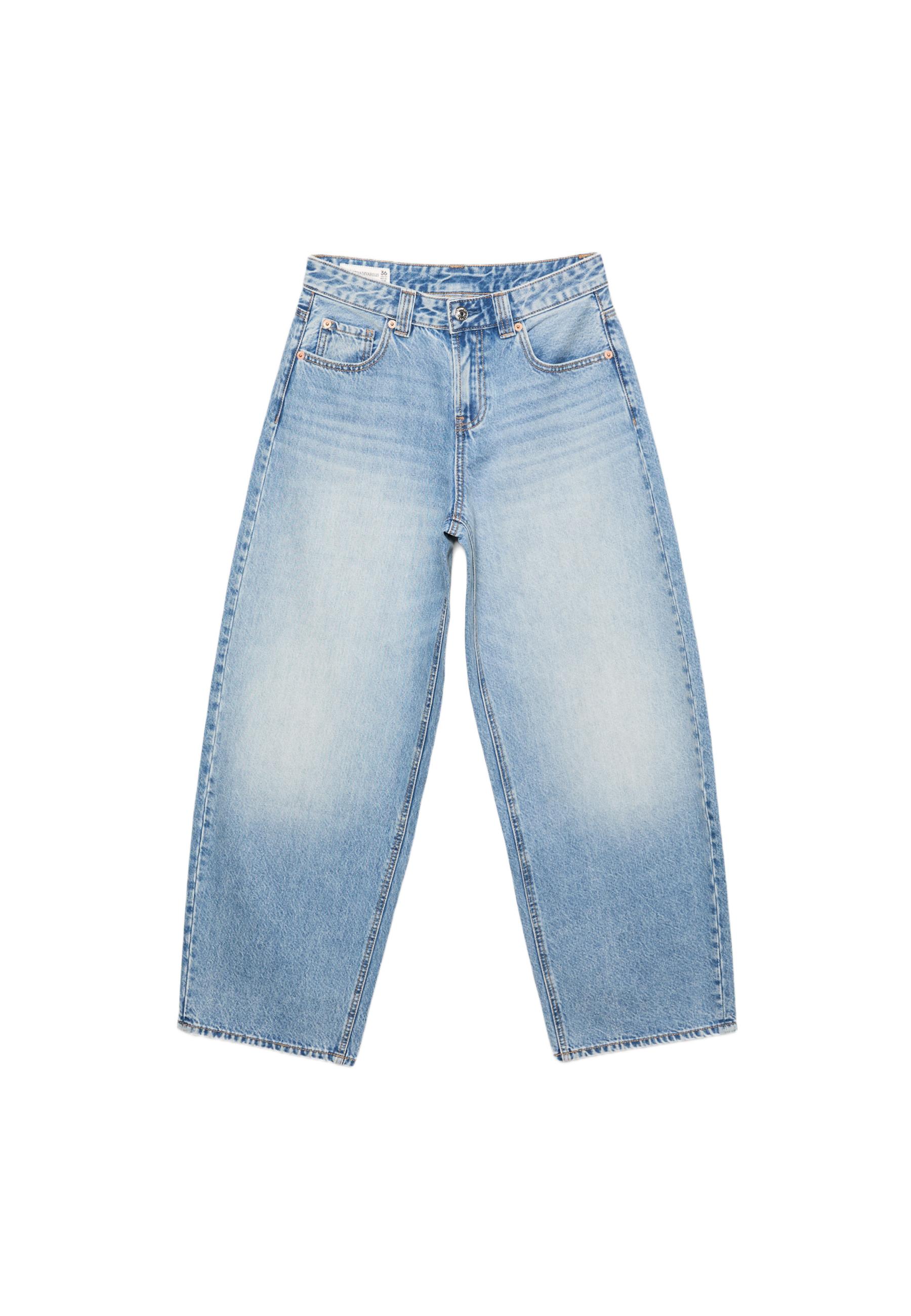 D80 Barrel fit jeans — MEDIUM BLUE DENIM