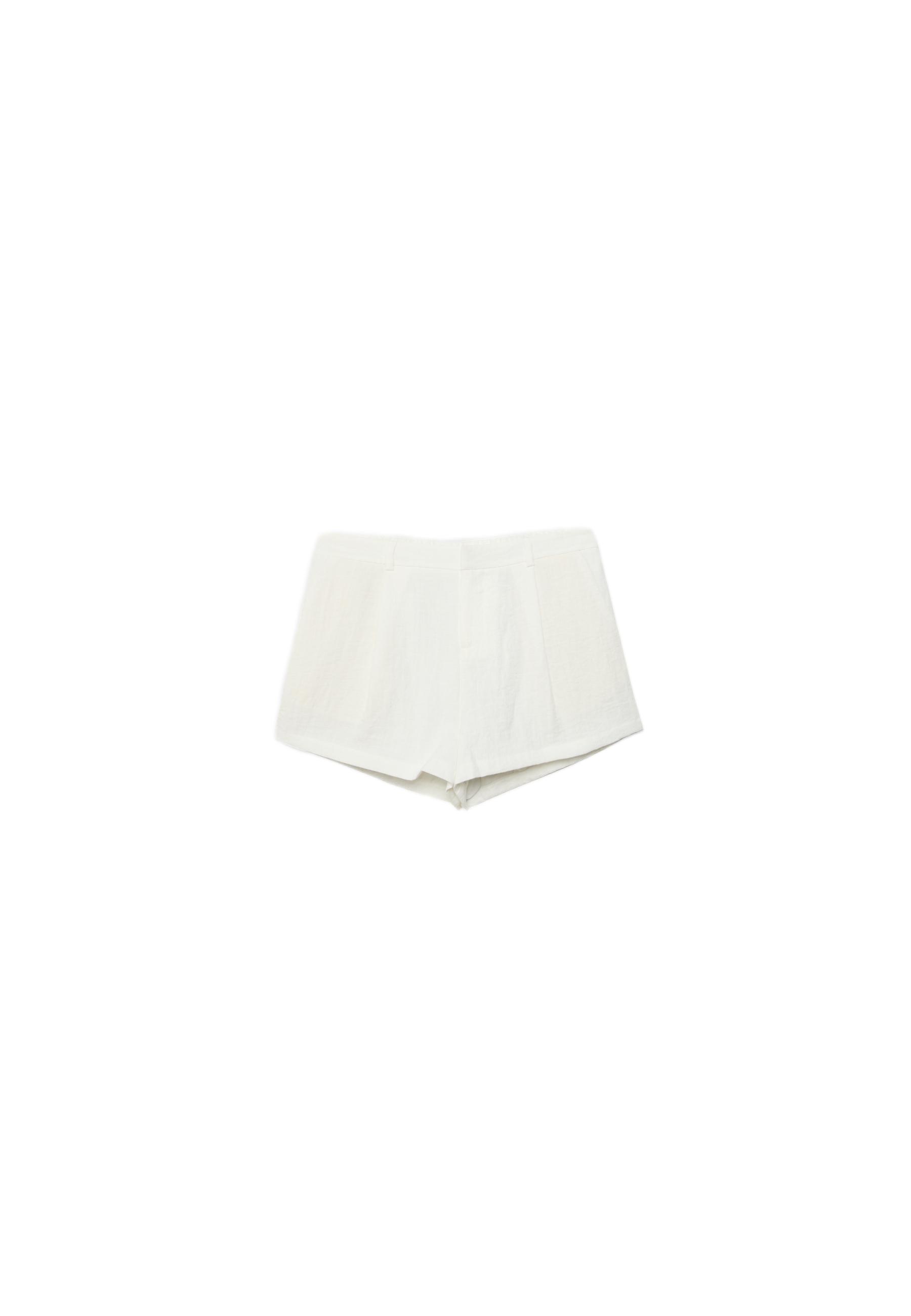 Smart rustic shorts — Ecru