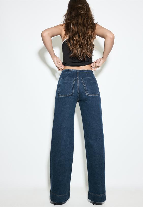 d77 jeans minimal con tasche
