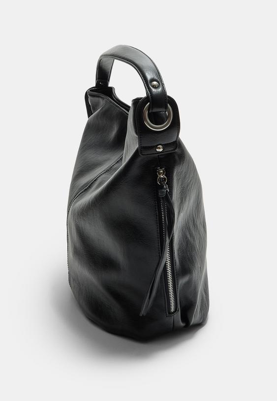 shoulder bag with zip
