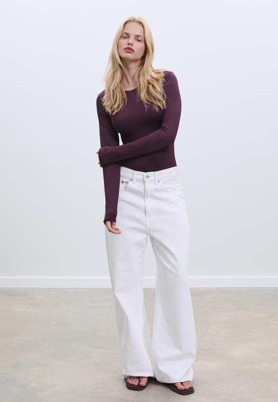 body manga larga poliamida