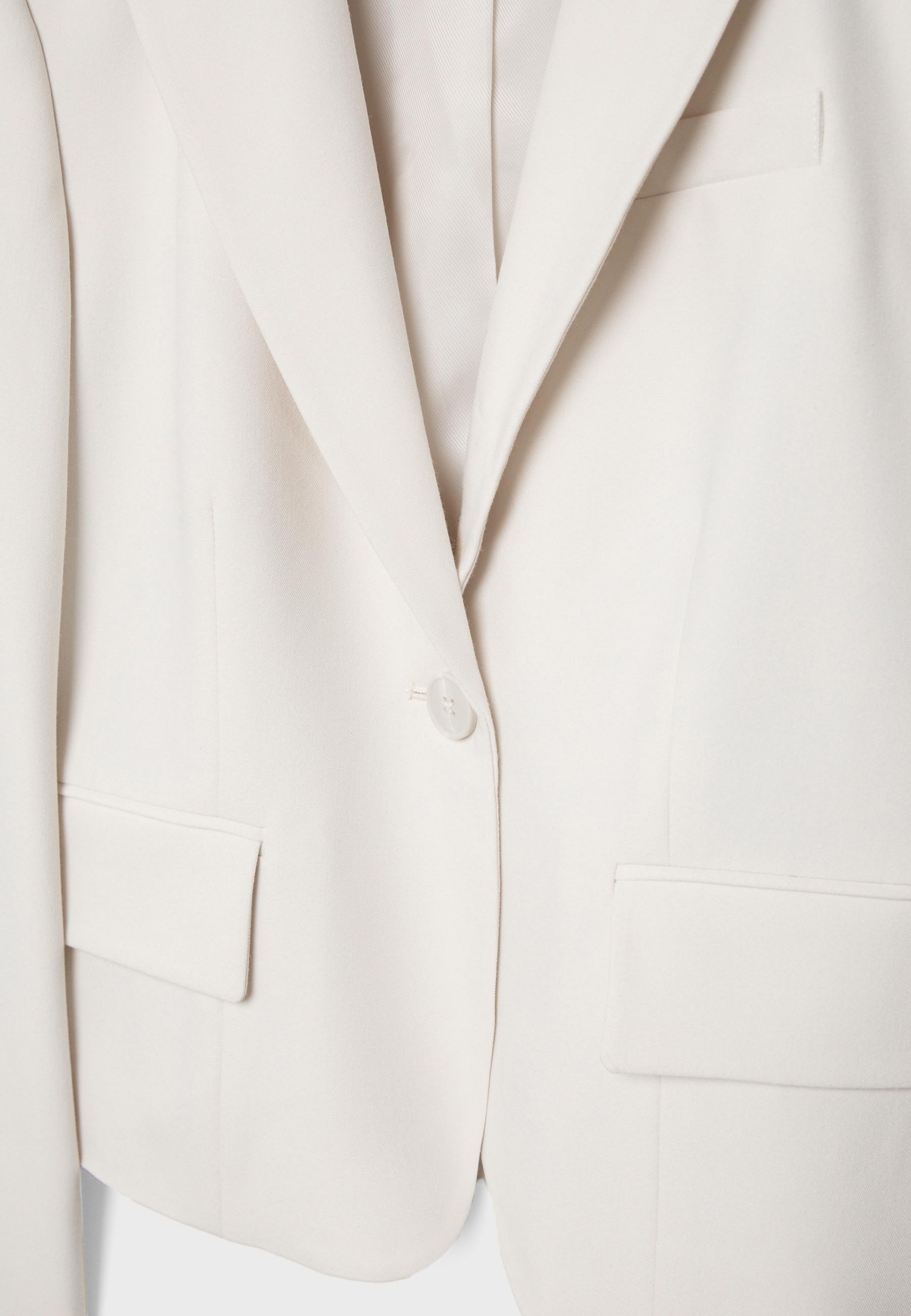 Cropped blazer — Ice