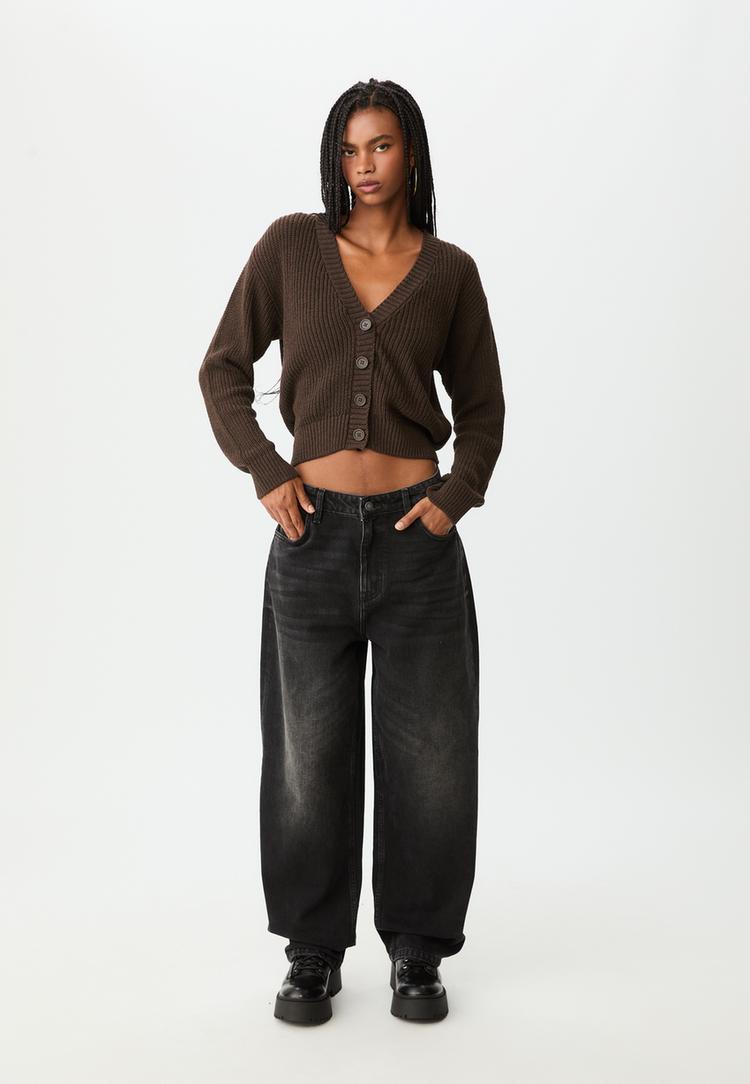 Stradivarius Neuletakki Napeilla Xs