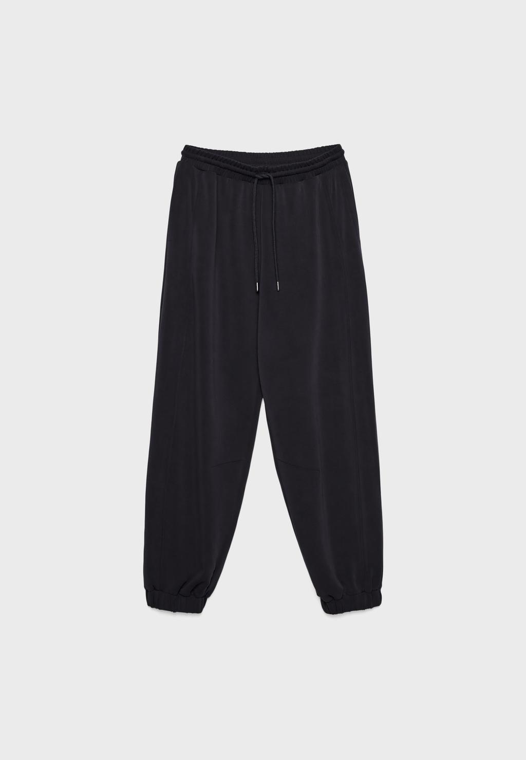Baggy joggerbroek met zachte touch