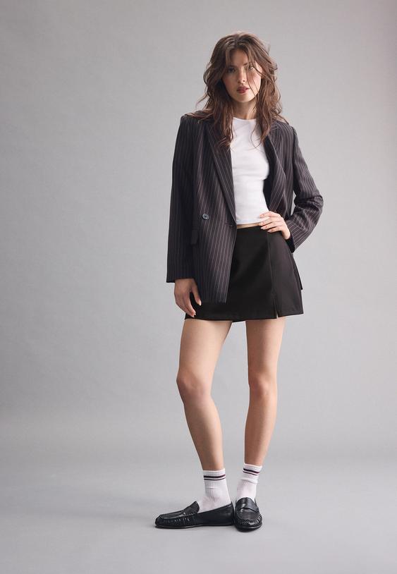 gonna pantalone con spacco laterale