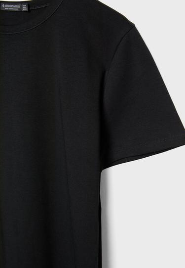 B02 Basic regular fit soft-touch T-shirt — Black 9