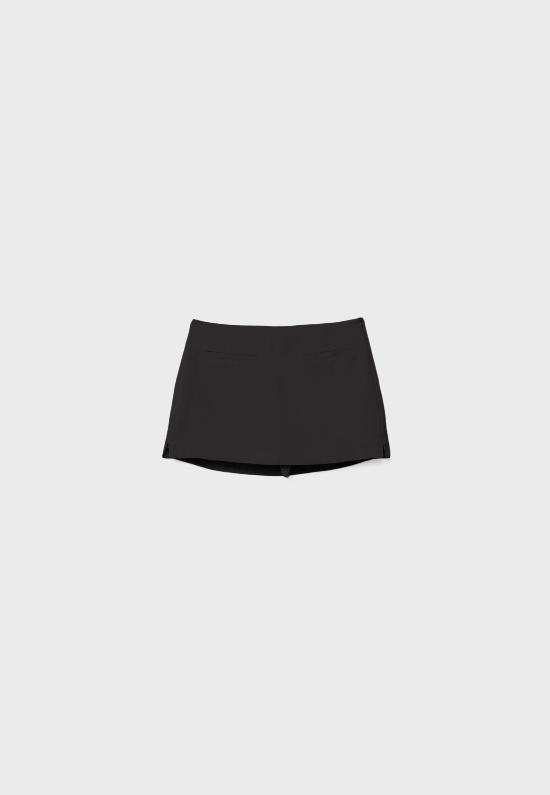 Mini skort — Black