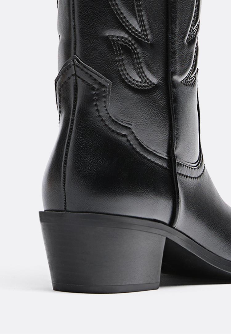 botas cowboy tacon