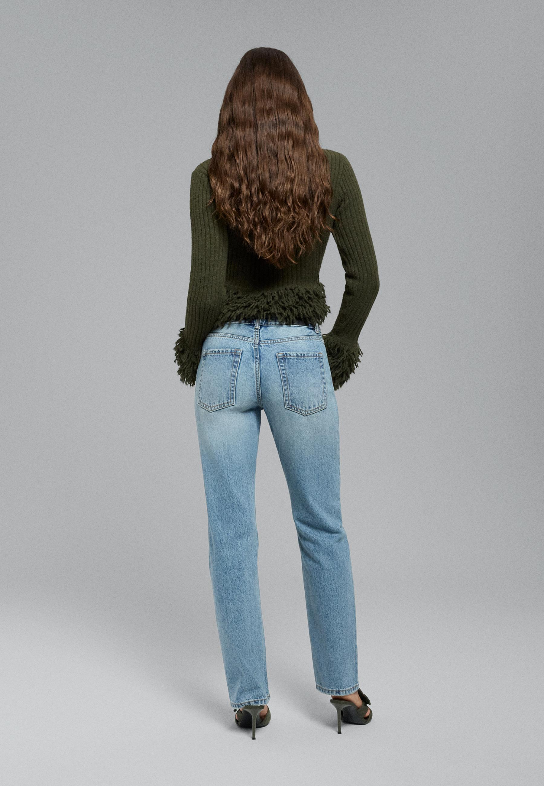 Stradivarius Straight slim fit jean görsel 8