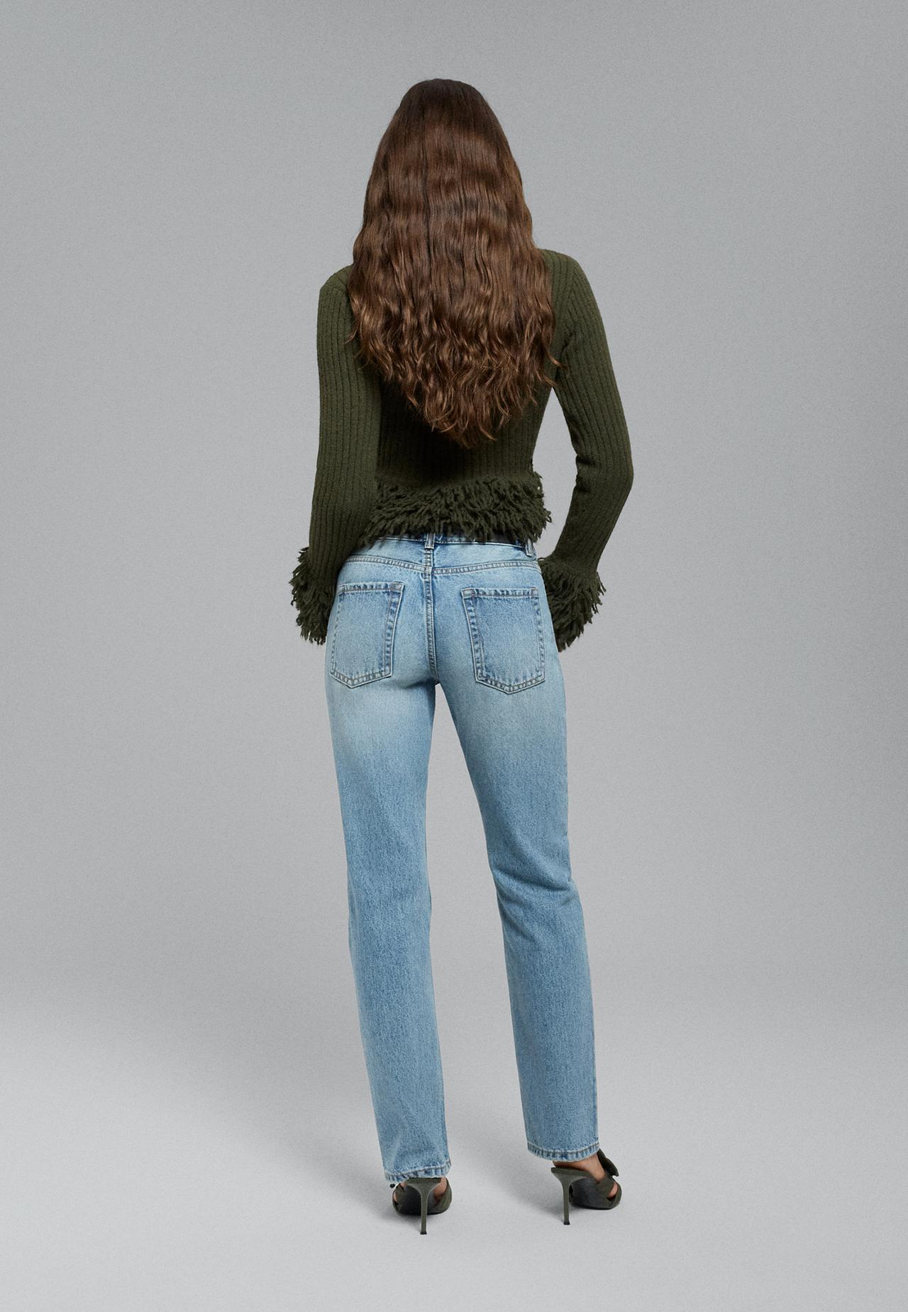 Slim straight fit jeans — MEDIUM BLUE DENIM