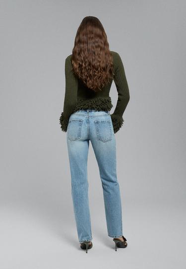 Slim straight fit jeans — MEDIUM BLUE DENIM 5