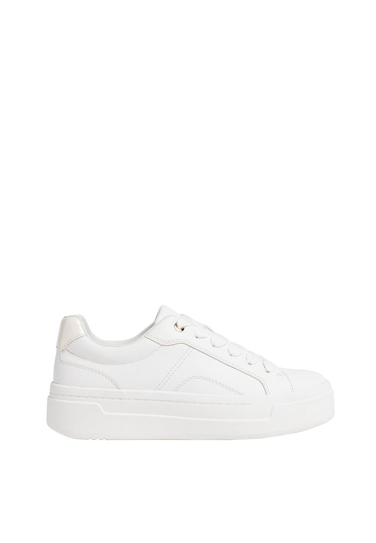 Zapatillas Plataforma Stradivarius Zapatos Blancos Stradivarius