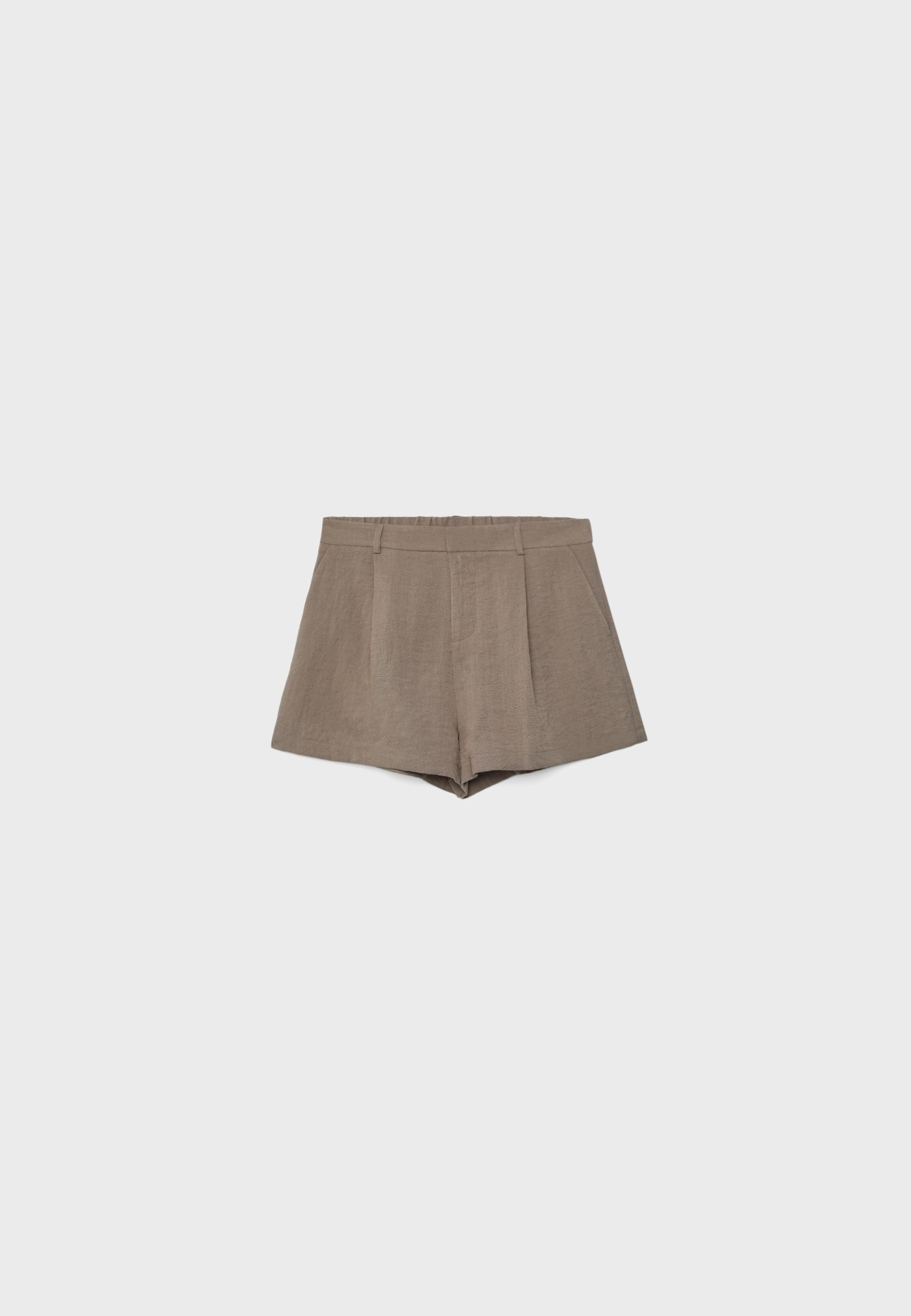 Smart rustic shorts — Brown
