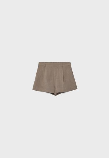 Rustic smart shorts — Brown 7