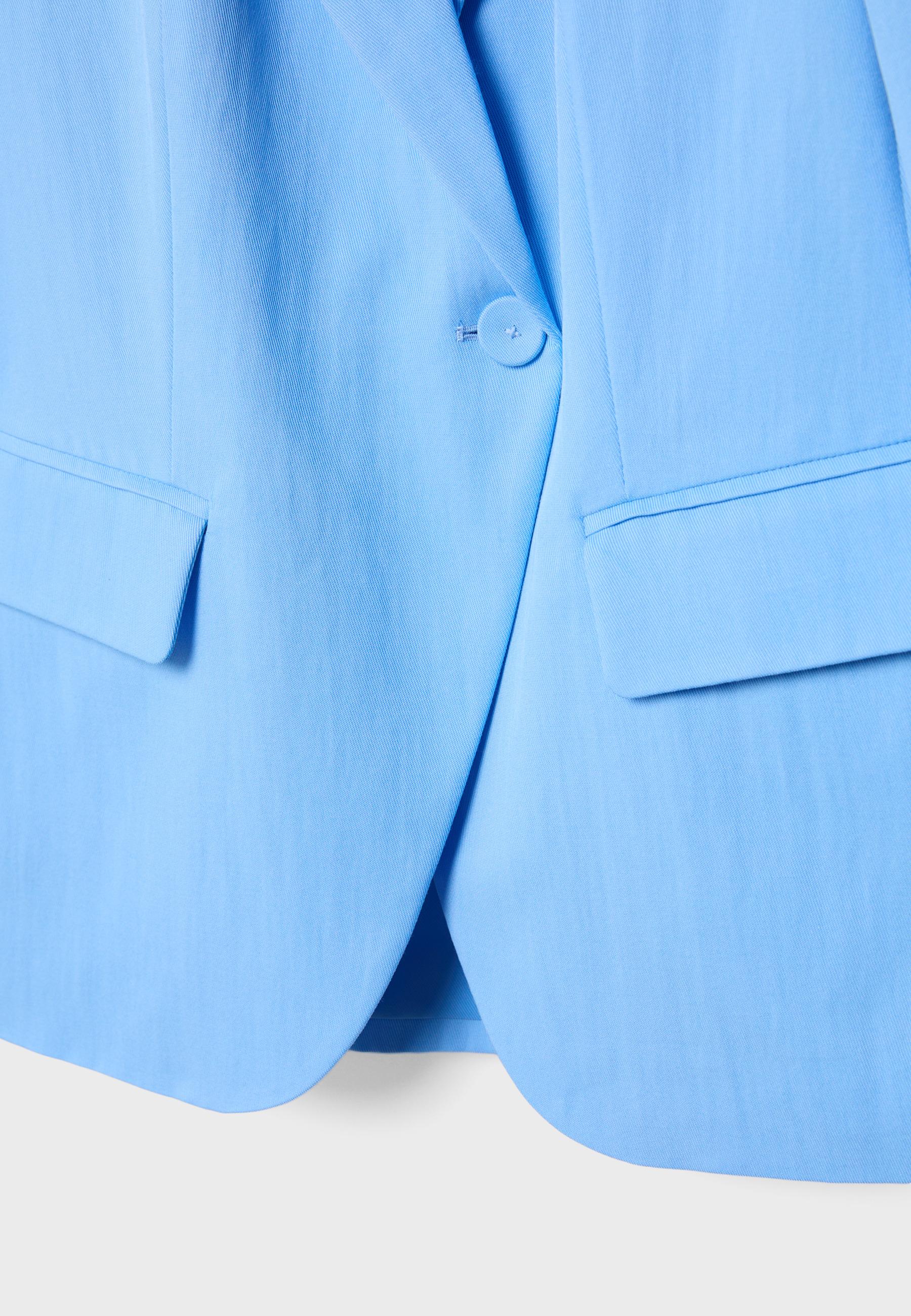 Asymmetric blazer — Royal blue