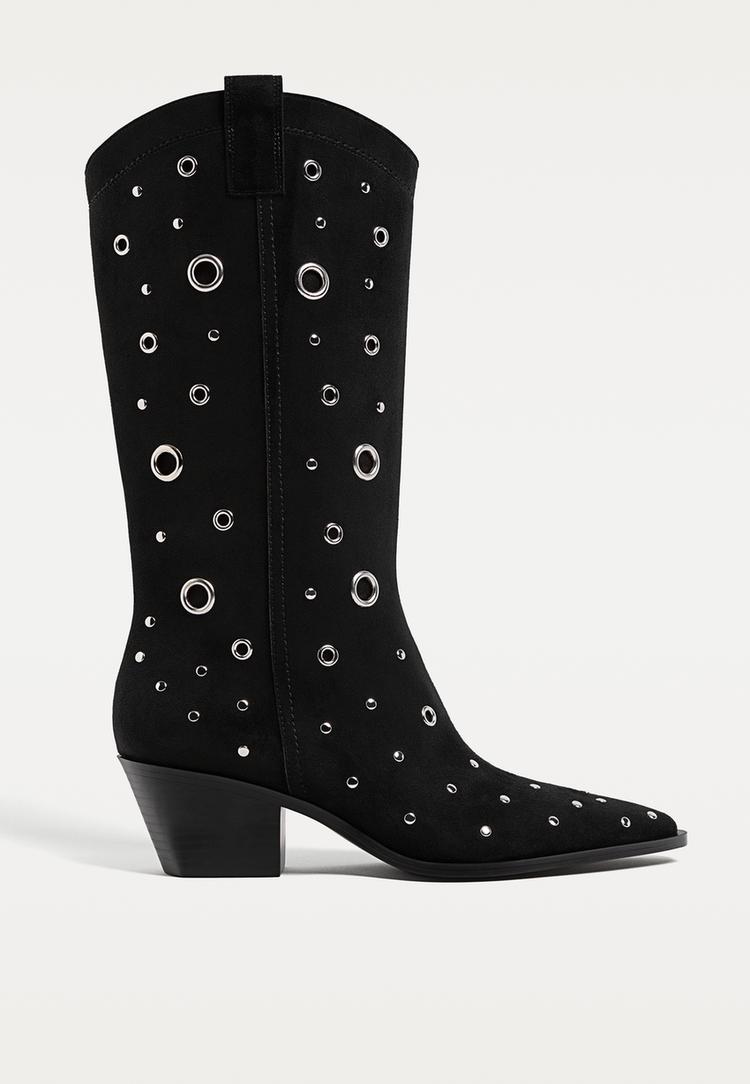 botas tacon arandelas