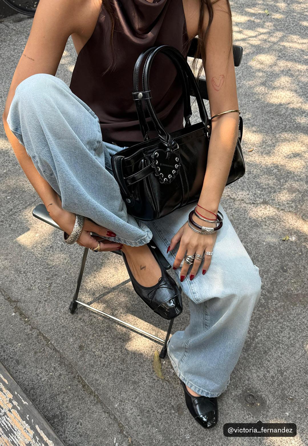 Saten halter top - Görsel 9
