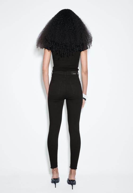 Stradivarius Super Taille Haute Noir 40