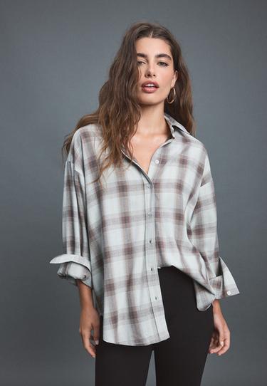Adjustable regular shirt — Khaki 1