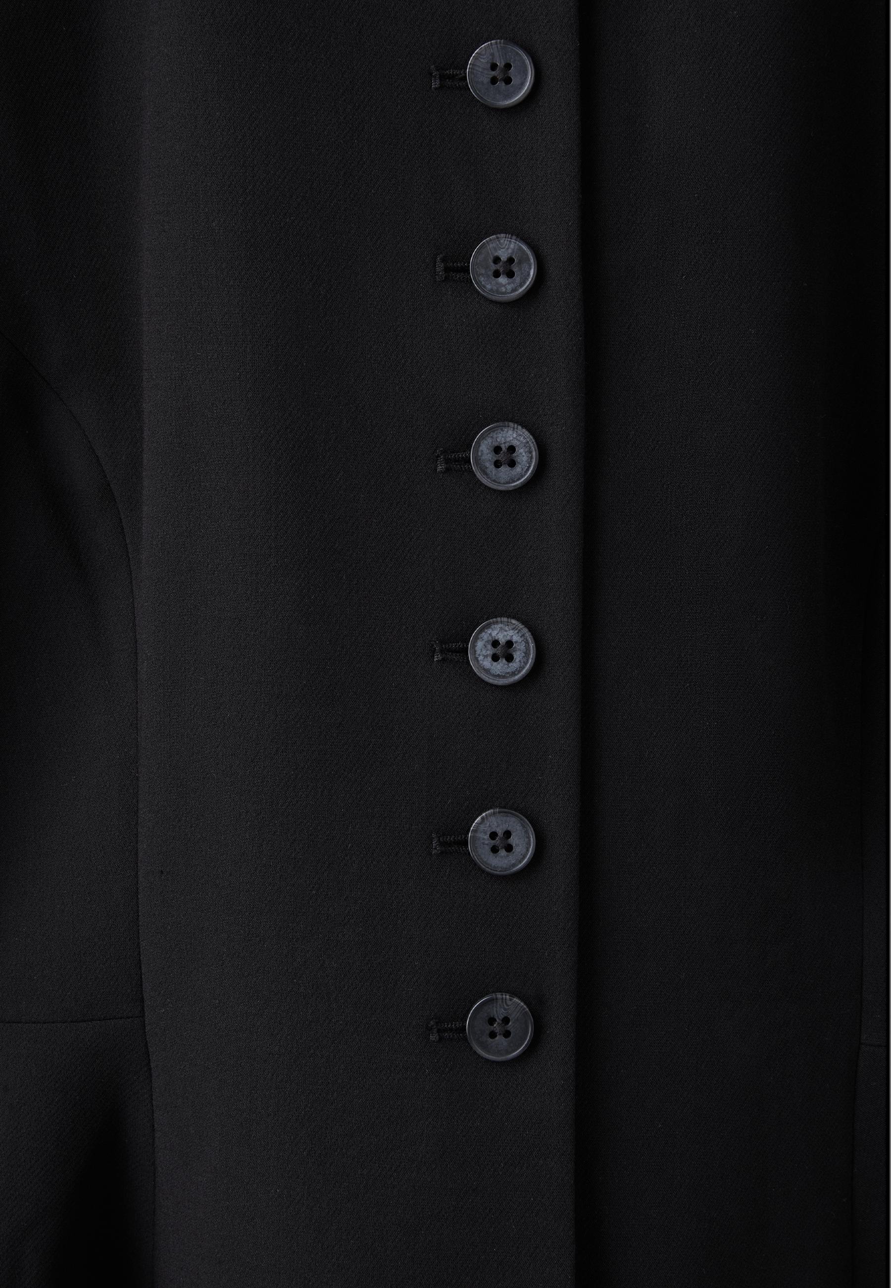 Peplum blazer — Black