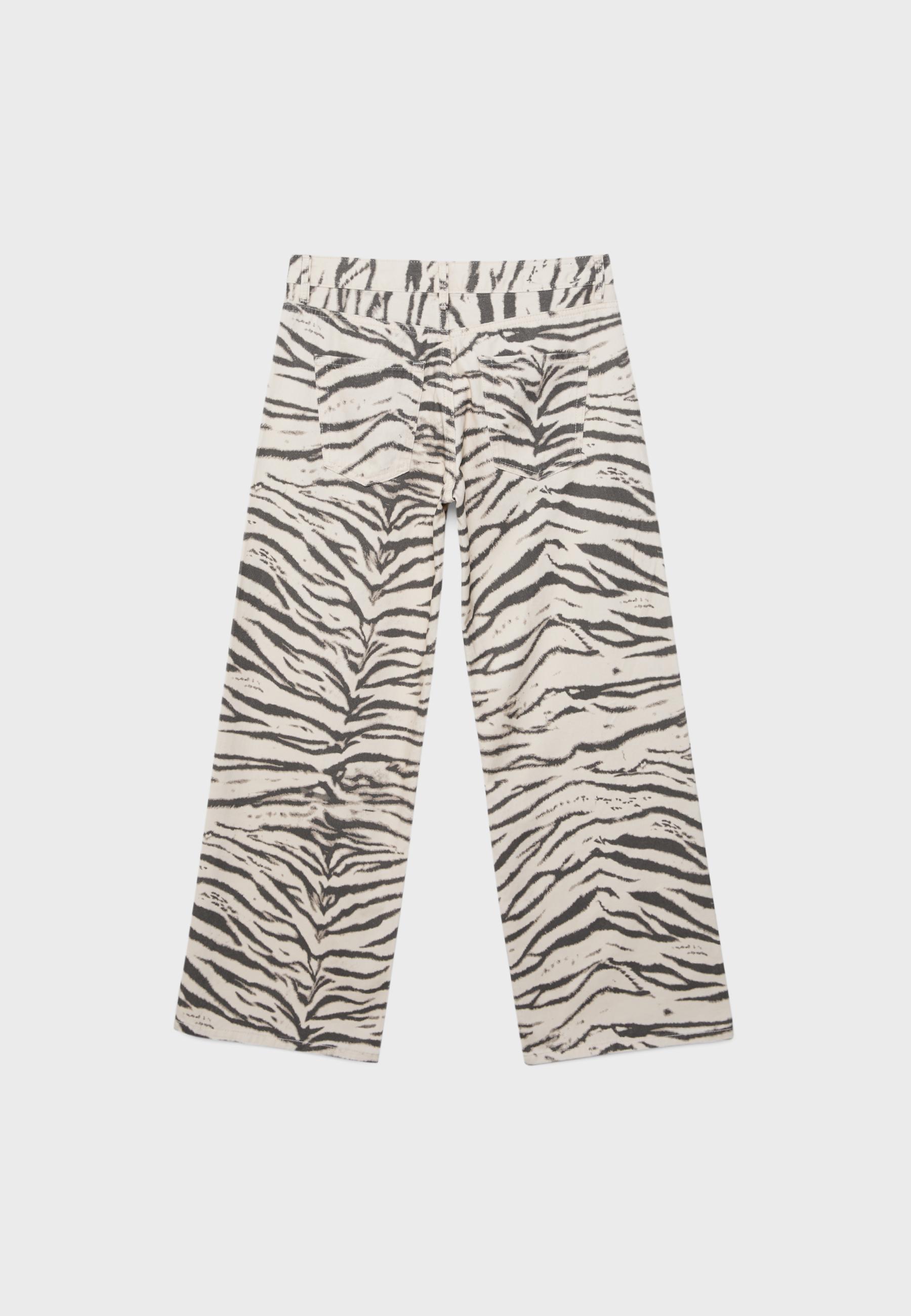 Wide-leg trousers — Stone