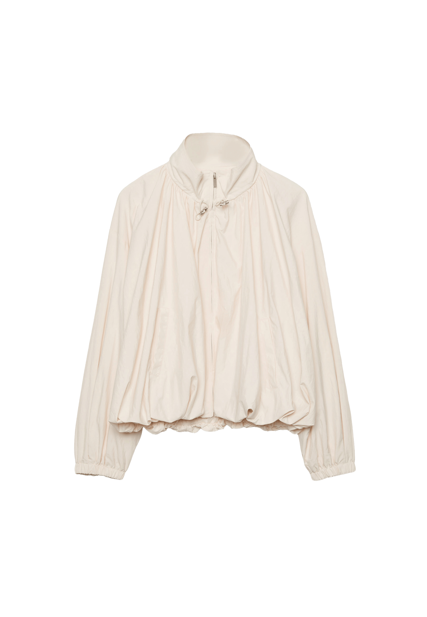 Technical windbreaker — Ecru