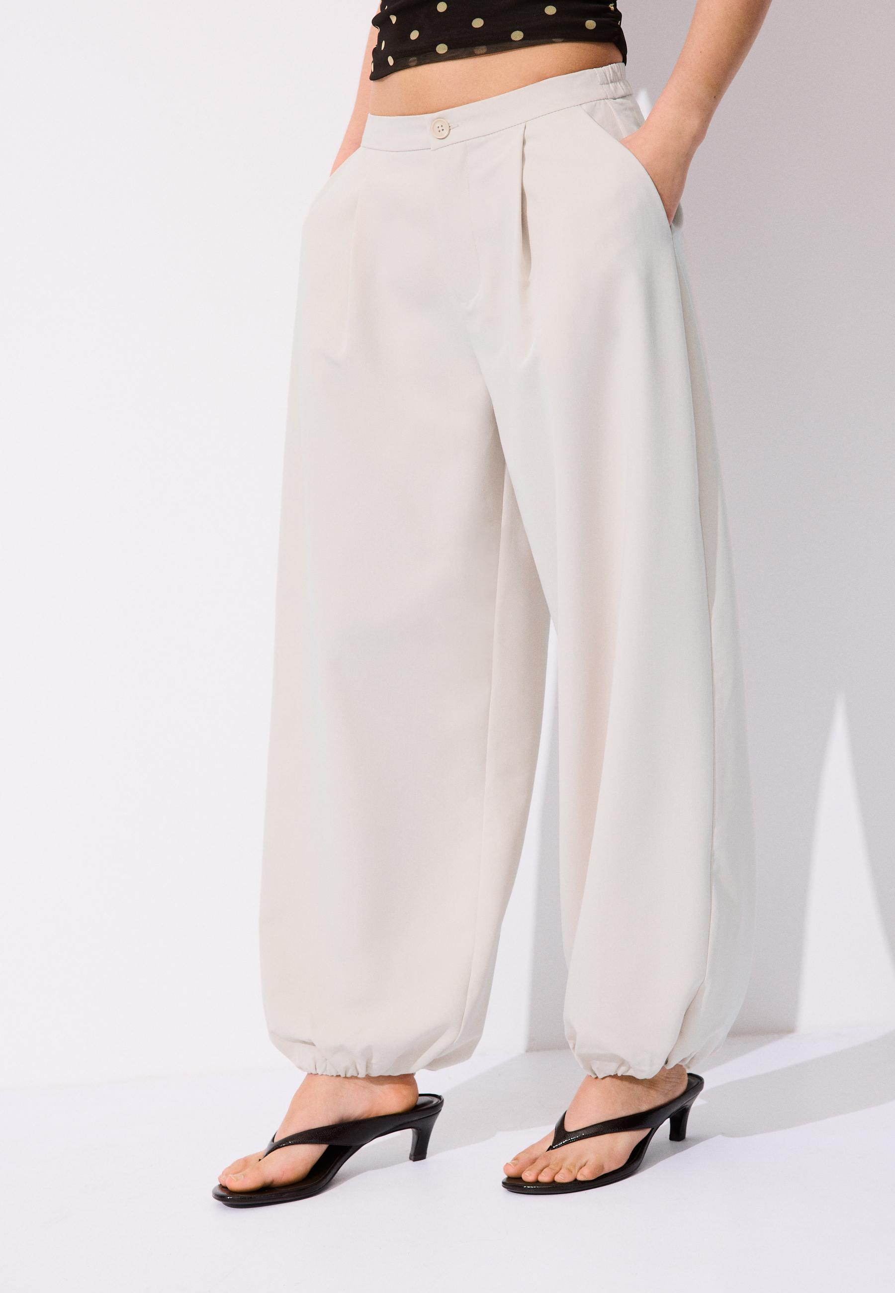 Balon kesim klasik pantolon - Görsel 4