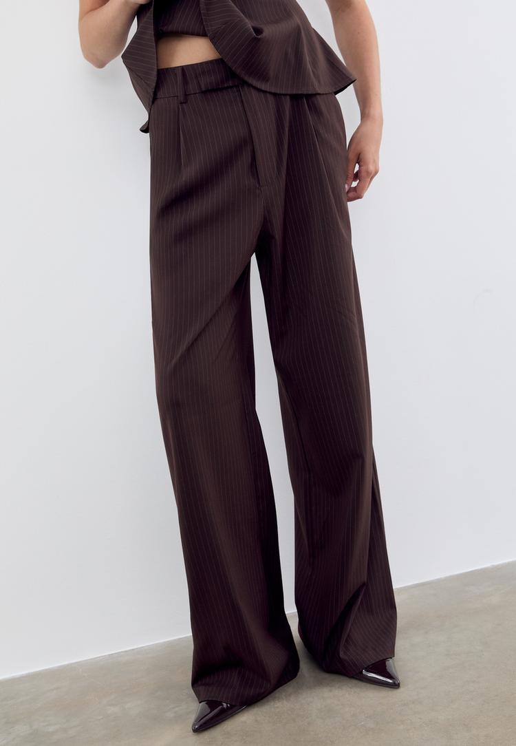 pantalon vestir wide leg