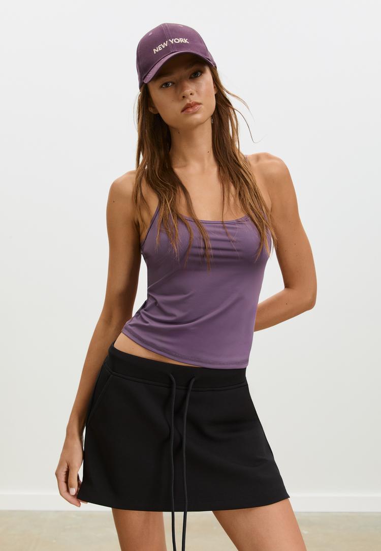 falda pantalon cordones