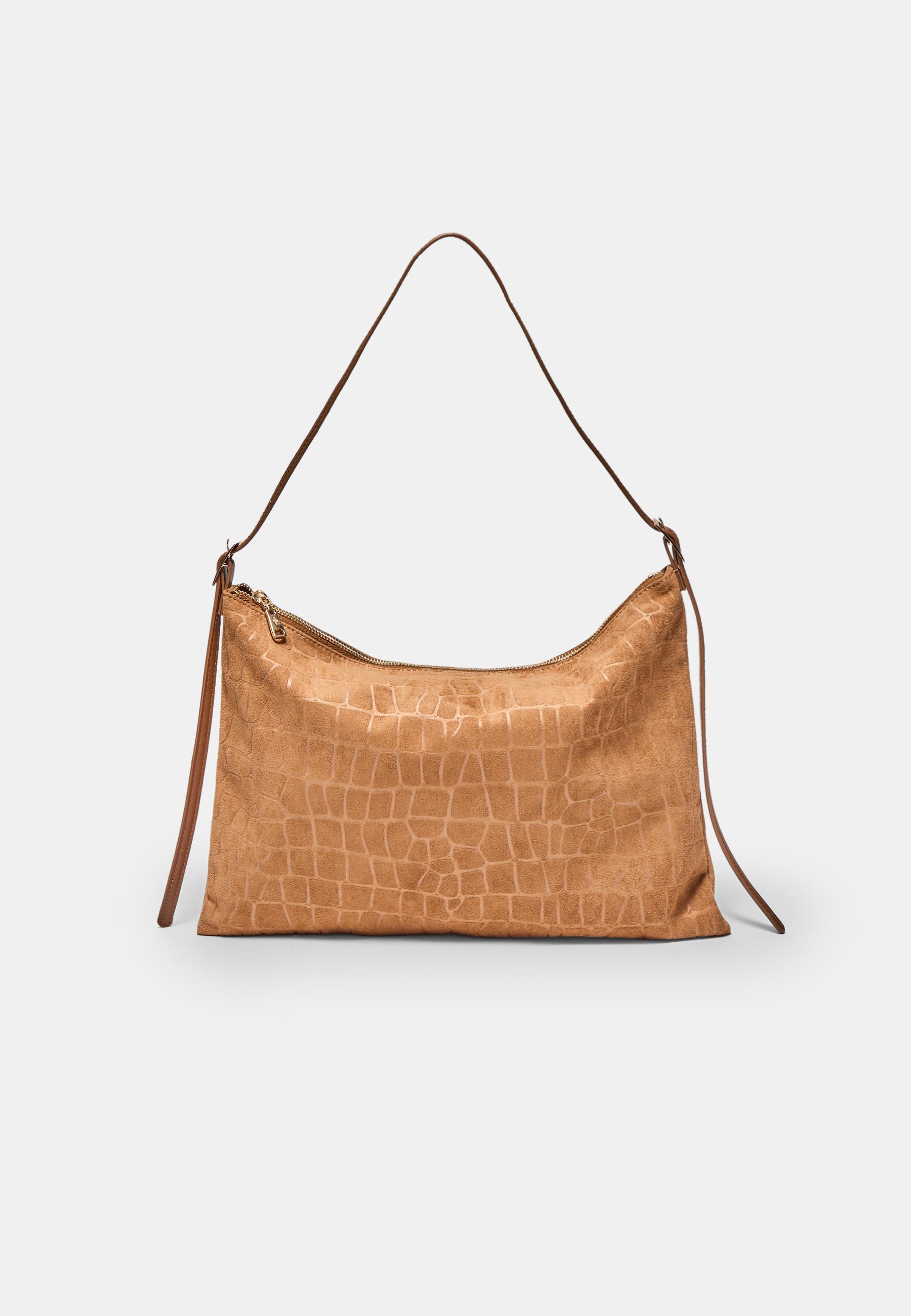 Mini soft touch shoulder bag with zips - Women's fashion