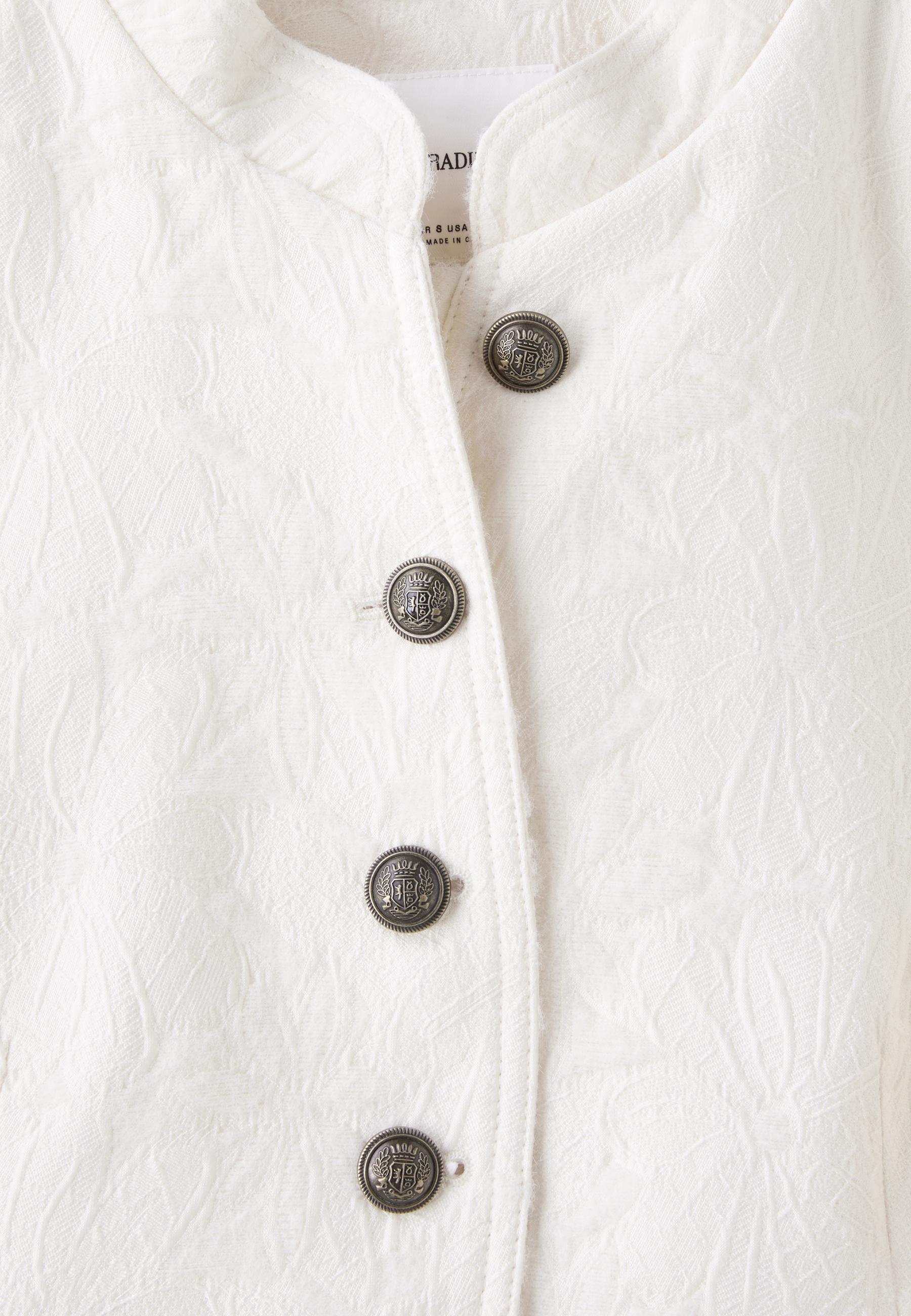 Jacquard blazer — Ecru