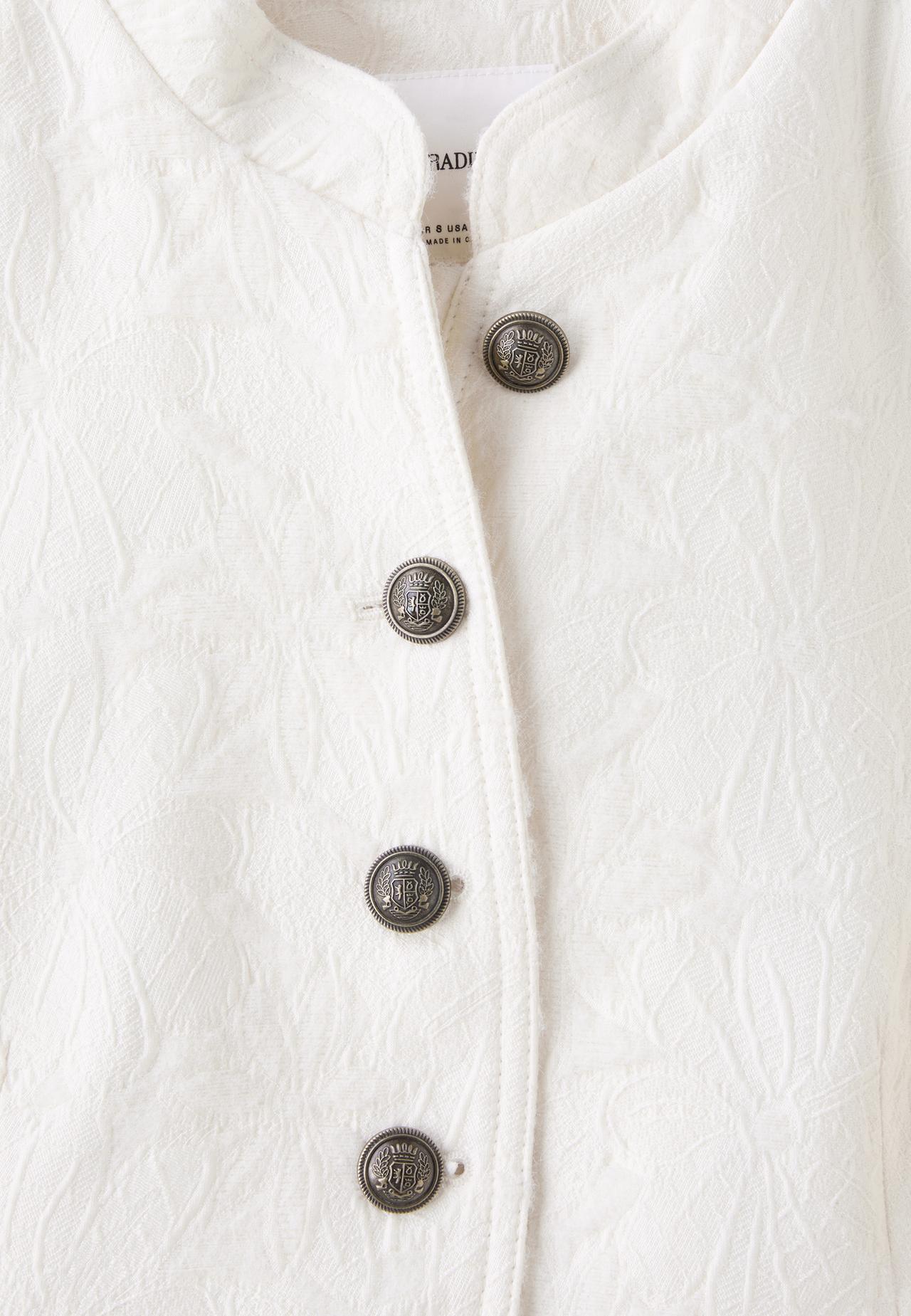 Jacquard blazer — Ecru