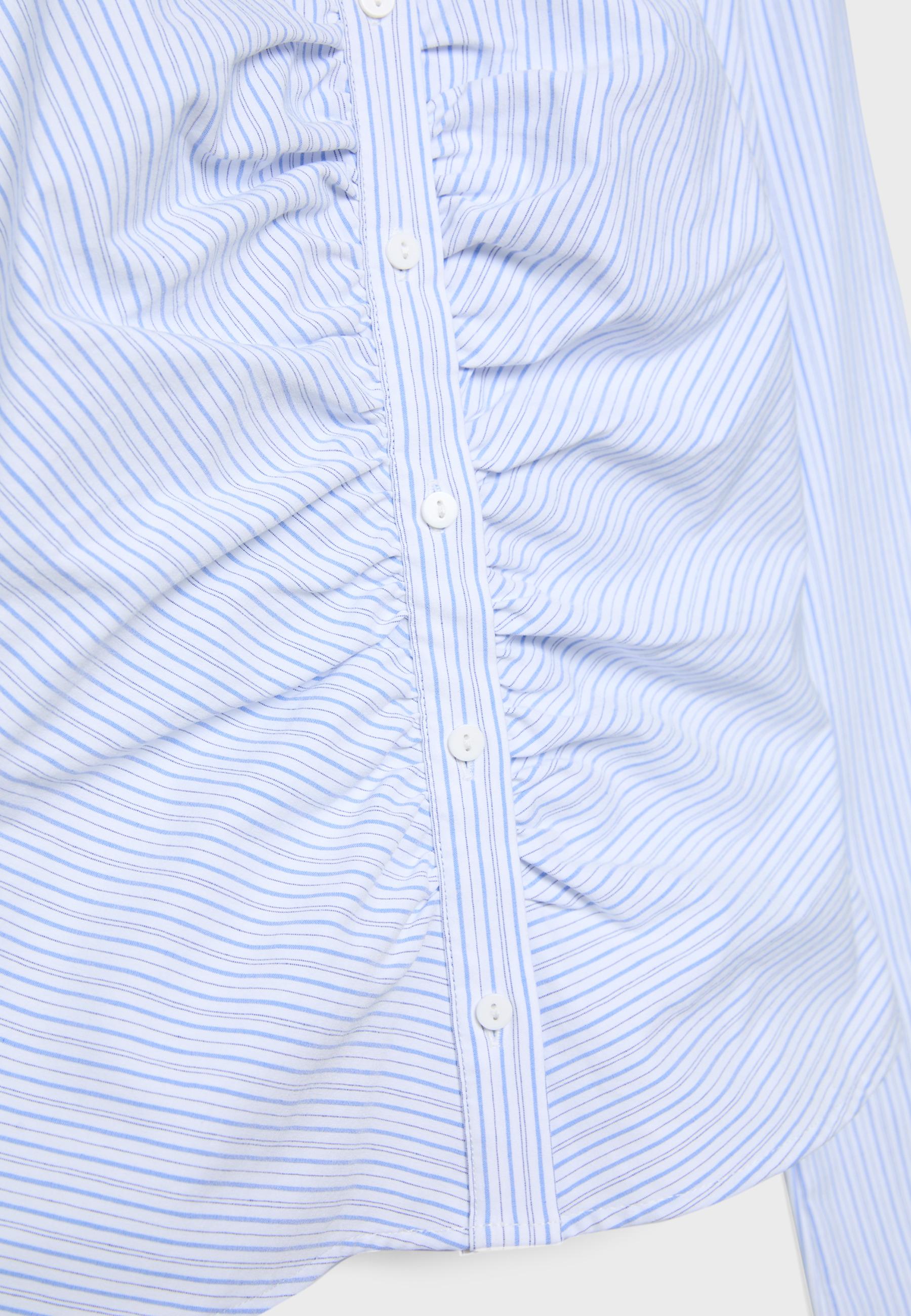 Bengaline gathered shirt — Sky blue