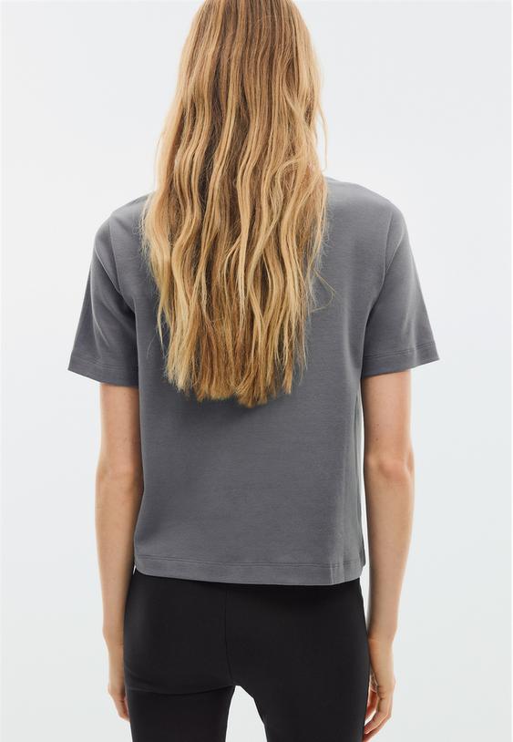 basic regular fit kalın tshirt