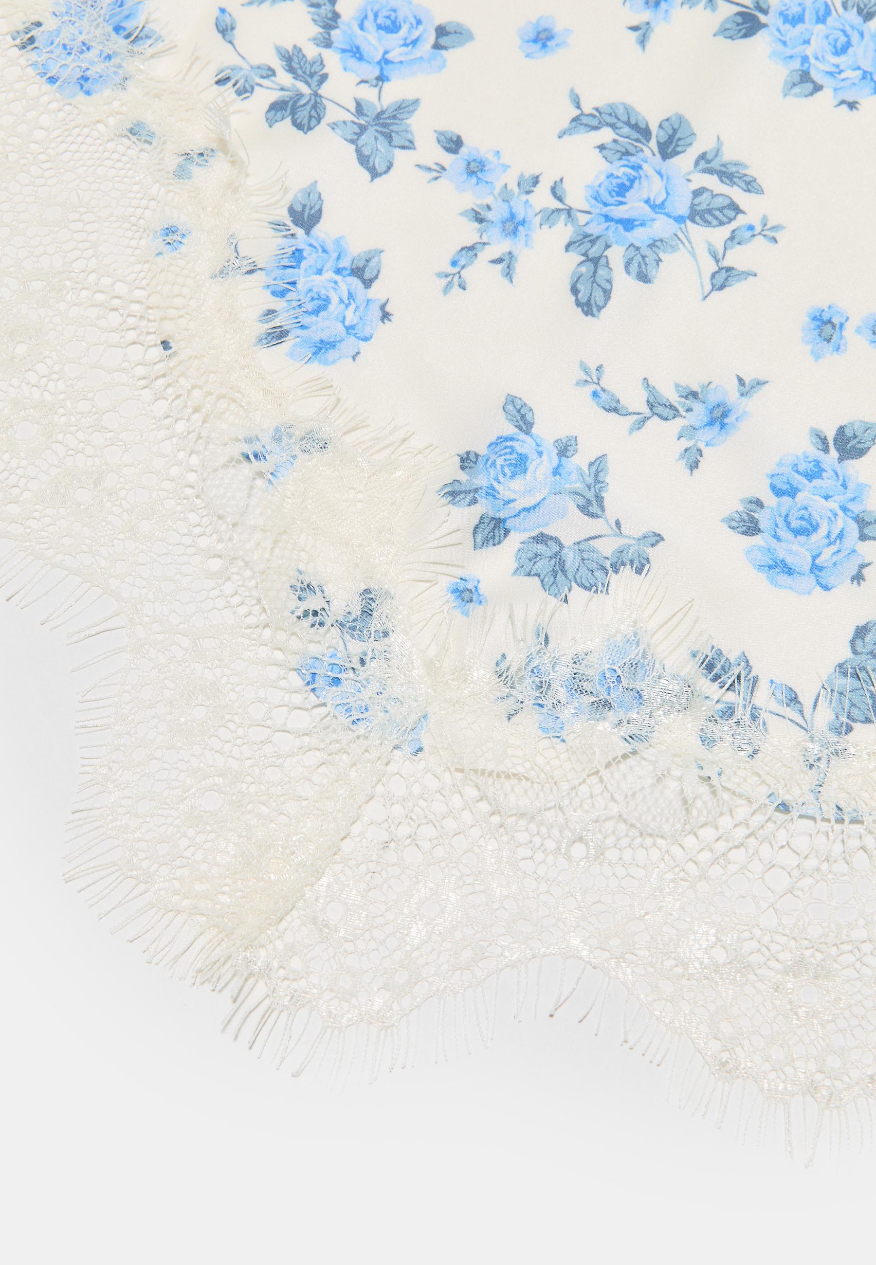 Lace Pareo — Blue