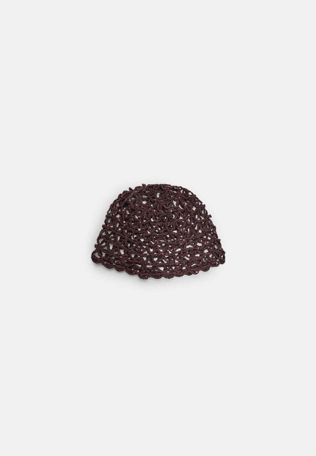 Gorro casquete lentejuelas