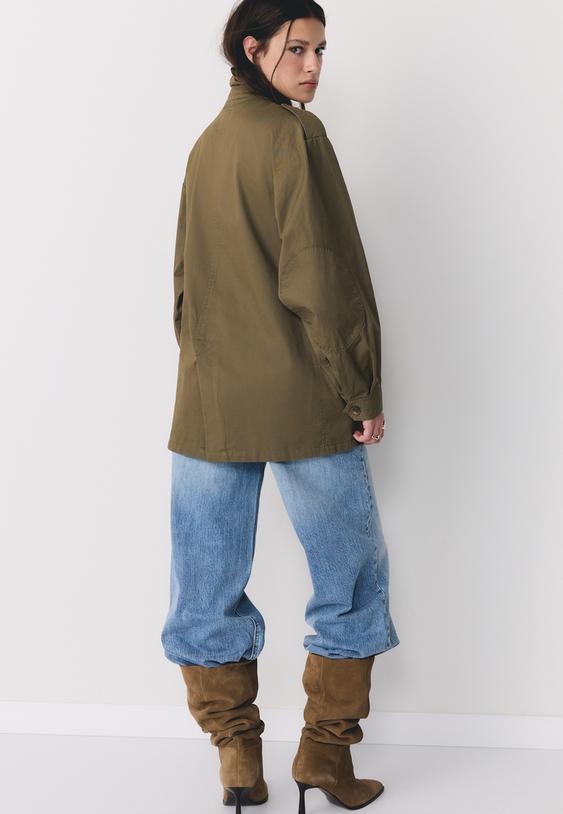 parka algodon bolsillos