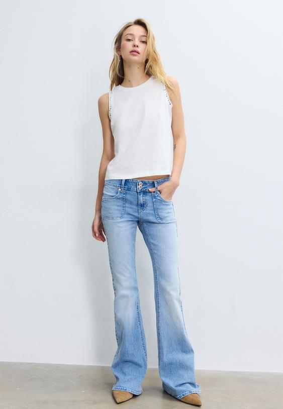 zımba islemeli kolsuz tshirt