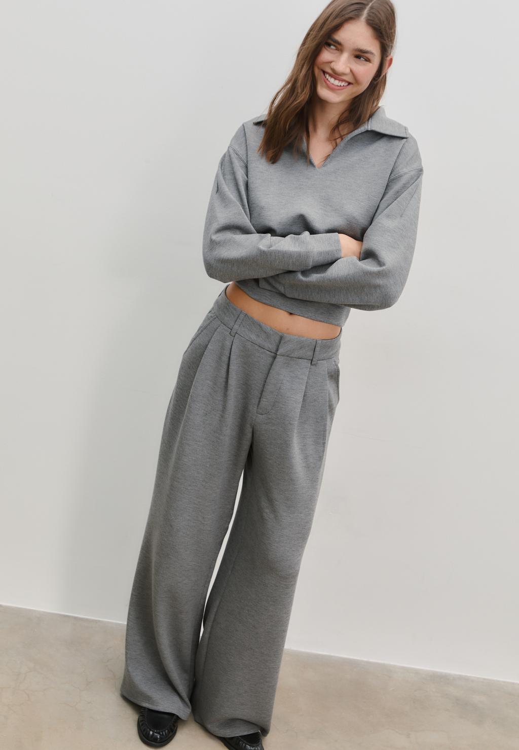 Pantalón vestir tacto suave