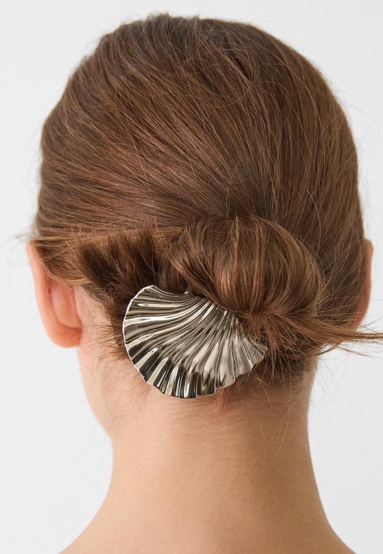 pinza de pelo concha