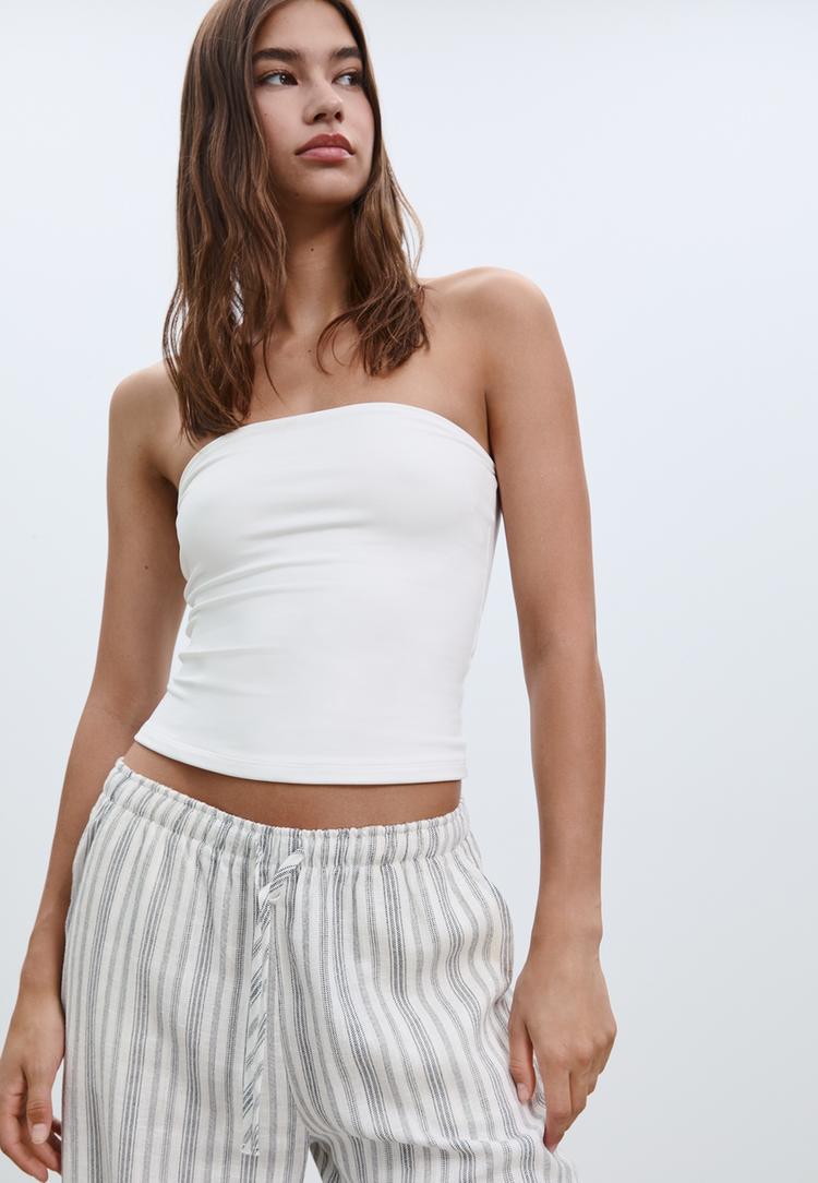 top bandeau poliamida